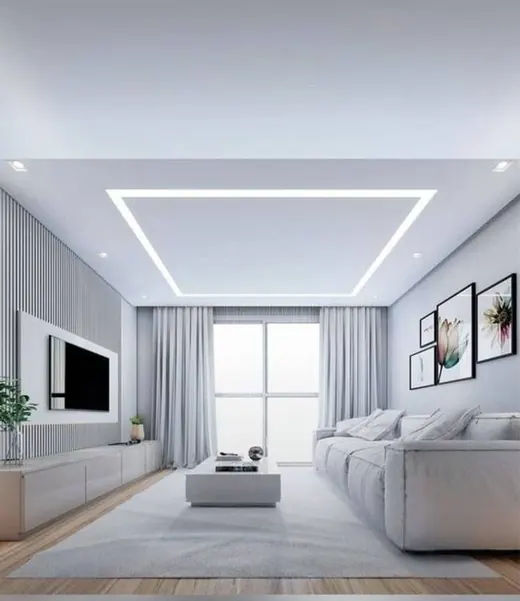 Faux plafond lumineux réalisé par UniC Plaquiste